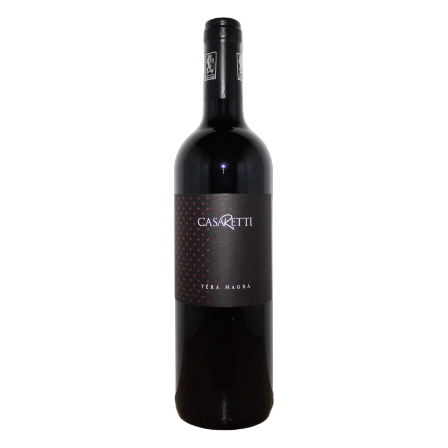 Casaretti Tera Magra IGT 2020 organic red wine bottle - Front view