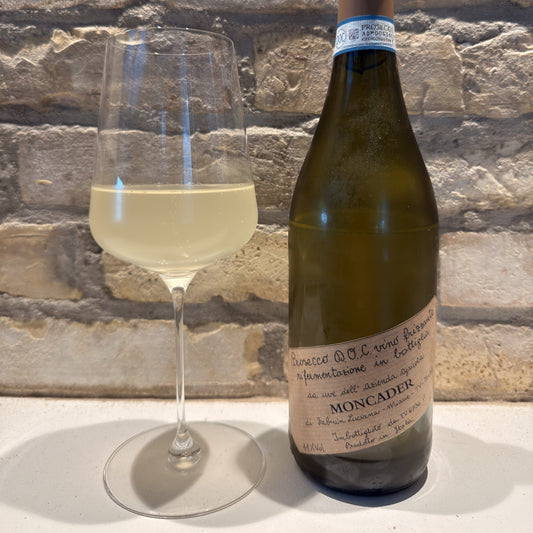 Moncader Prosecco Sur Lie paired with authentic Italian appetizers