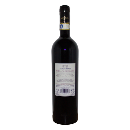 Technical back label for Famiglia Castellani Guadalmare Morellino di Scansano DOCG - Nutrition and ingredients
