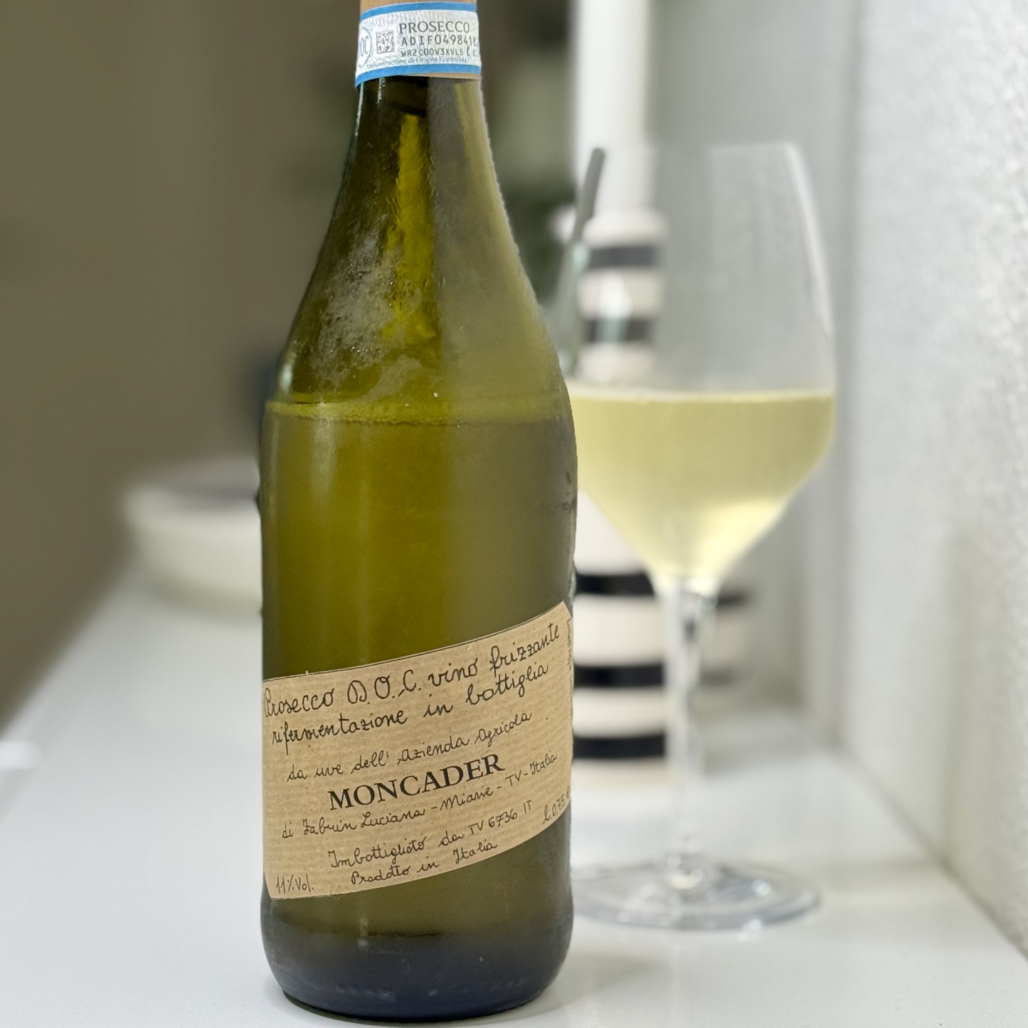 Moncader, Prosecco sur Lie