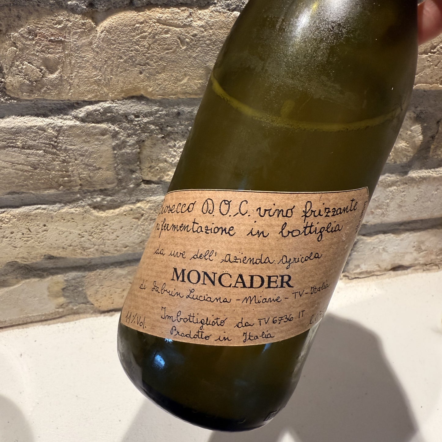 Moncader, Prosecco sur Lie