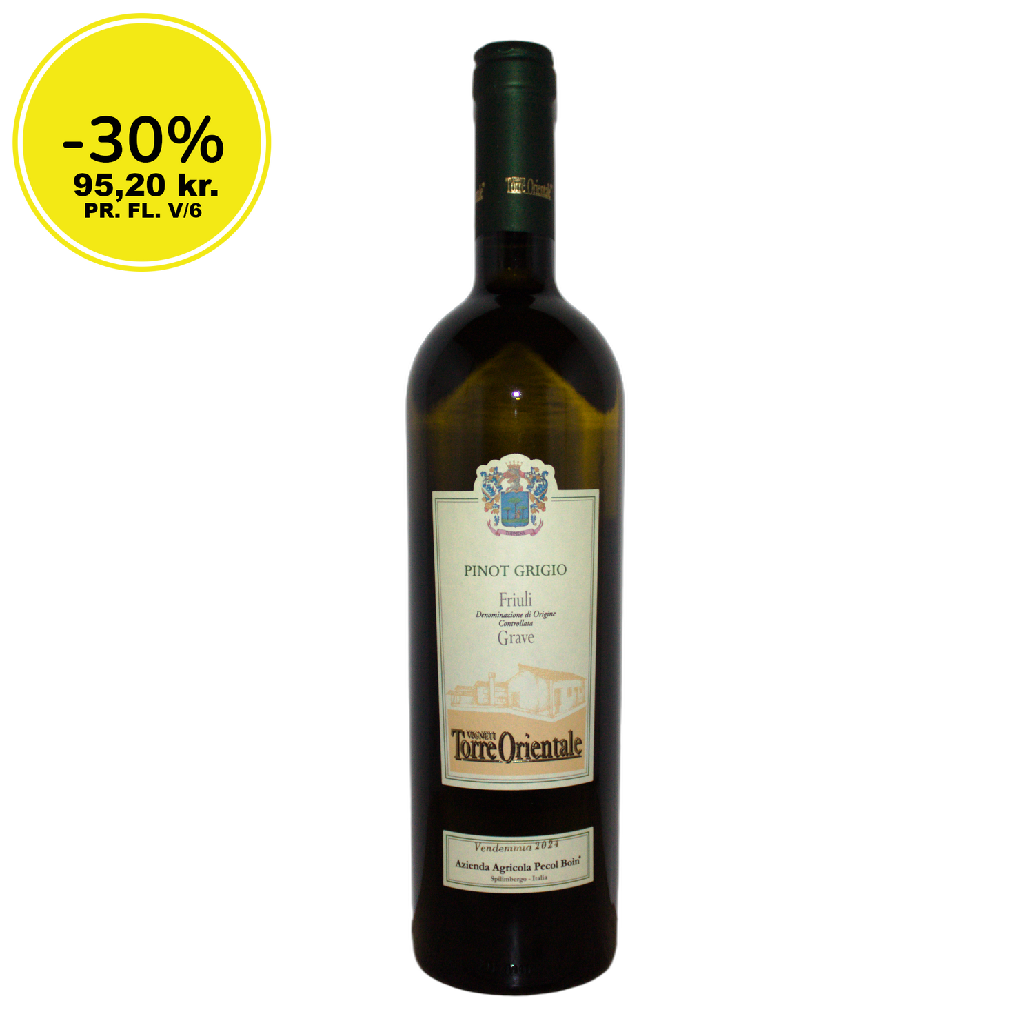 Pecol Boin Vigneti Torre Orientale Pinot Grigio DOC - March offer