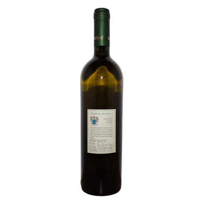 Technical back label for Pecol Boin Vigneti Torre Orientale Tramier DOC 2023 - Nutrition and ingredients