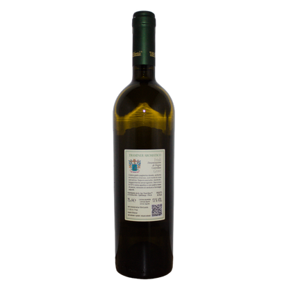 Technical back label for Pecol Boin Vigneti Torre Orientale Tramier DOC 2024 - Nutrition and ingredients