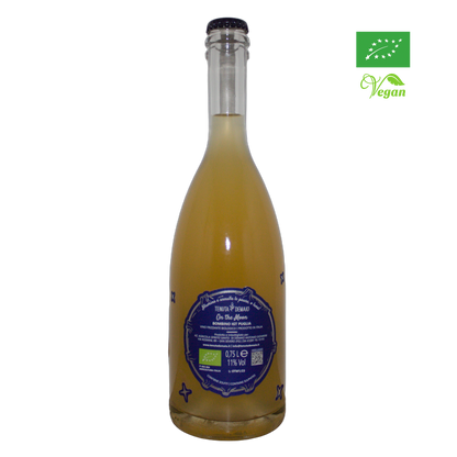 Technical back label for Tenuta Demaio On The Moon IGT - Nutrition and ingredients