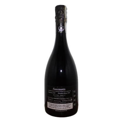Technical label for Terra Donata Franciacorta Blanc de Noir DOCG - 12.5% Alcohol