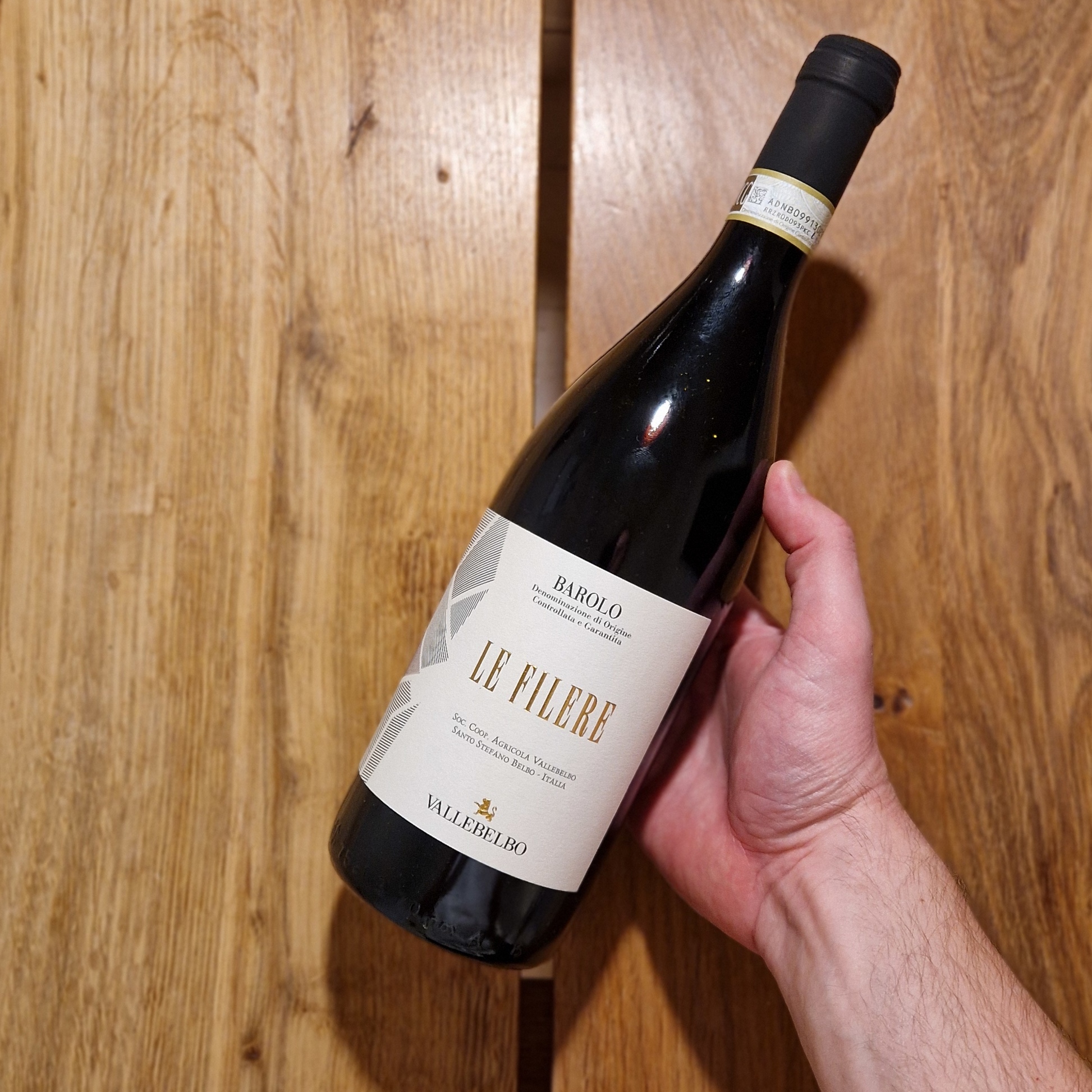 Vallebelbo Le Filere Barolo DOCG Premium Piedmont Red Wine Bottle