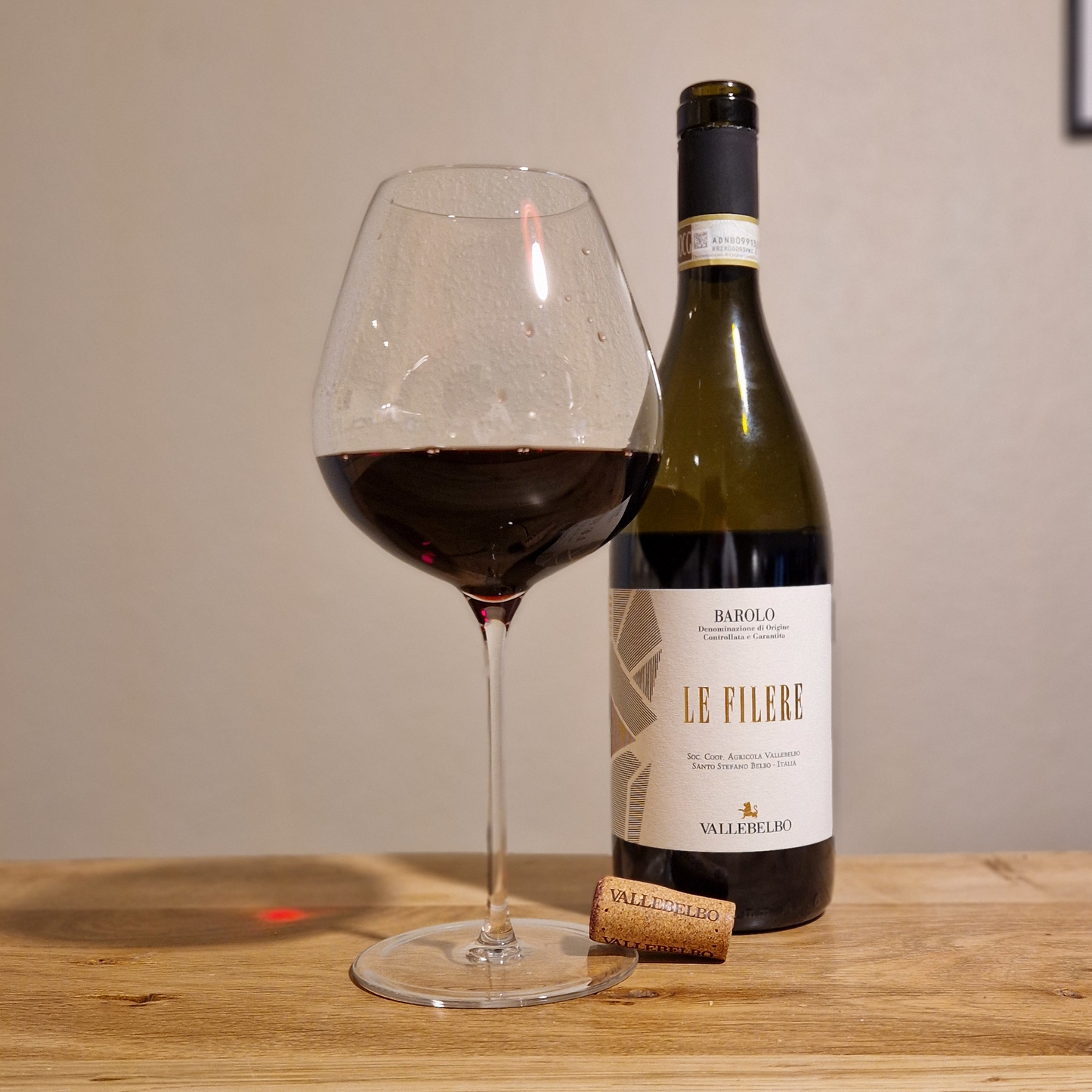 2019 Vintage Vallebelbo Barolo DOCG Le Filere Italian Wine