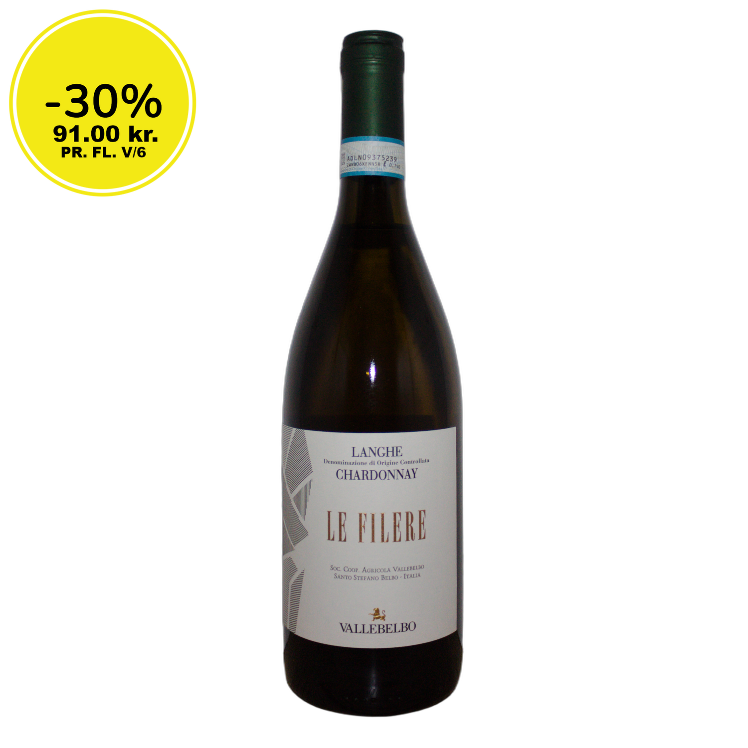 Vallebelbo Le Filere Langhe Chardonnay DOC - May offer - Save 30%
