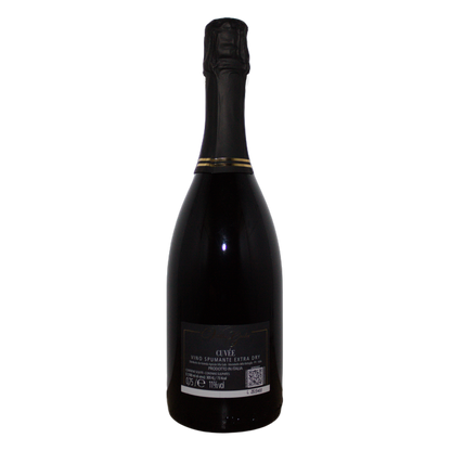 Technical back label for Villa Galà Cuvée Extra Dry - Wine facts and nutrition